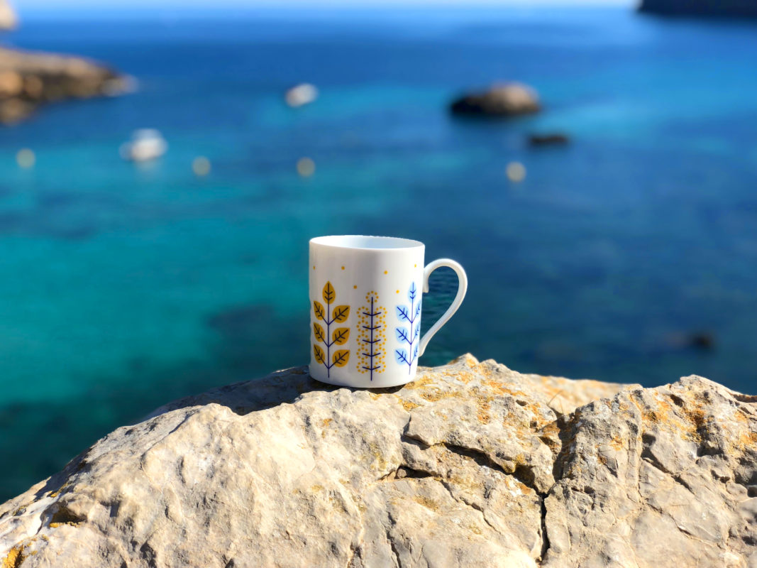 Le mug Feuillages Et Mimosa